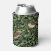 Nachtingales van de olijfboom 3 blikjeskoeler (Blikje Voorkant)