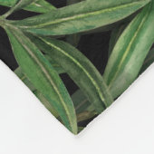 Nachtingales van de olijfboom 3 fleece deken (Hoek)