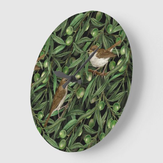 Nachtingales van de olijfboom 3 grote klok (Hoek)