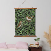 Nachtingales van de olijfboom 3 hangend wandkleed (Slaapkamer)