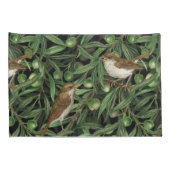 Nachtingales van de olijfboom 3 kussensloop (Achterkant-Rechts)