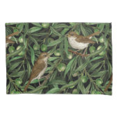 Nachtingales van de olijfboom 3 kussensloop (Voorkant-Links)