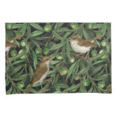 Nachtingales van de olijfboom 3 kussensloop (Voorkant-Rechts)