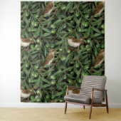 Nachtingales van de olijfboom 3 wandkleed (In situ)