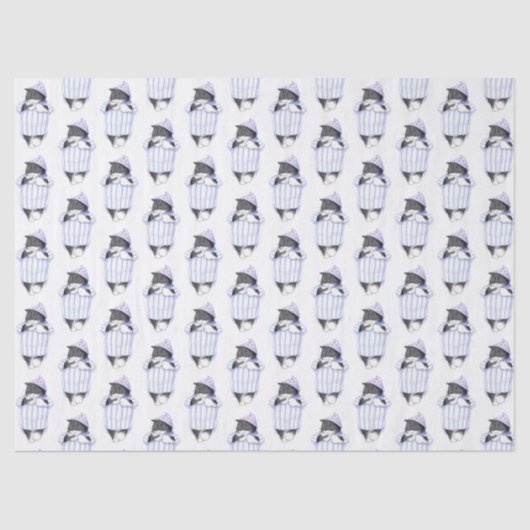 NACHTJAPON KATTEN Vloeipapier Tissuepapier (Voorkant)