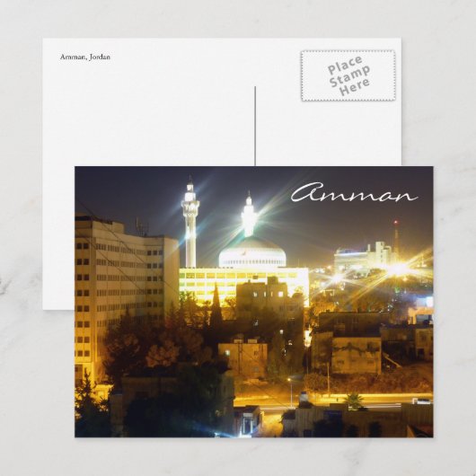 nachtje briefkaart (Voorkant / Achterkant)