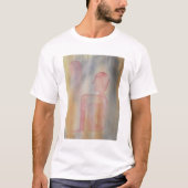 Nachtjes rode maan Waterverf afdrukken T-shirt (Voorkant)