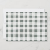 Nachtkamperij beboste vogelsoort Birthday Invitati (Achterkant)