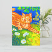 Nachtkat Kaart (Staand voorkant)