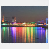 NACHTLAMPEN. FLEECE DEKEN (Voorkant (Horizontaal))