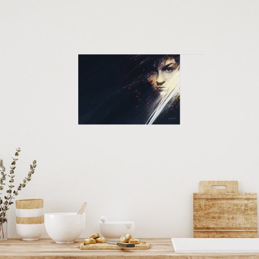 Nachtlampen Poster (Keuken)