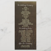 Nachtlampjes sterrenboom bruiloft programma's (Achterkant)