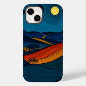 Nachtlandschapskunst Case-Mate iPhone Case (Achterkant)