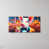 NACHTLEVEN IN VARKENSVLEES 6 CANVAS AFDRUK (Voorkant)