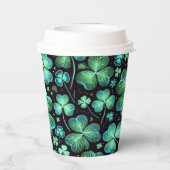 Nachtleven Luck Papieren Bekers (Achterkant)