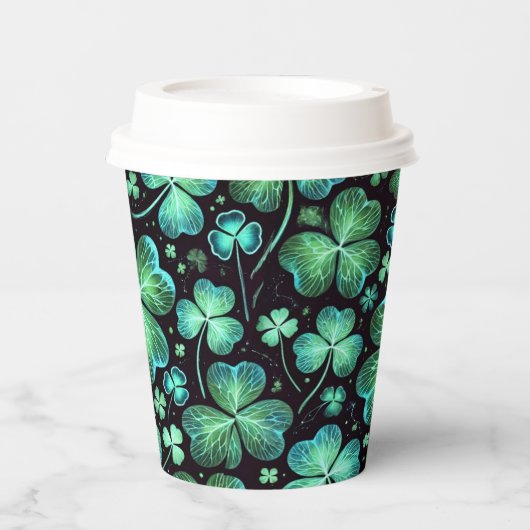 Nachtleven Luck Papieren Bekers (Voorkant)