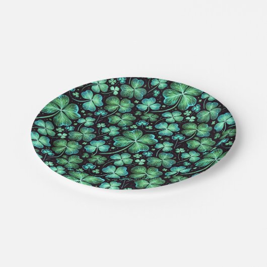 Nachtleven Luck Papieren Bordje (Gekanteld)