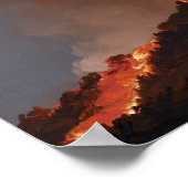 Nächtlicher Ausbruch des Vesuvs Poster (Hoek)