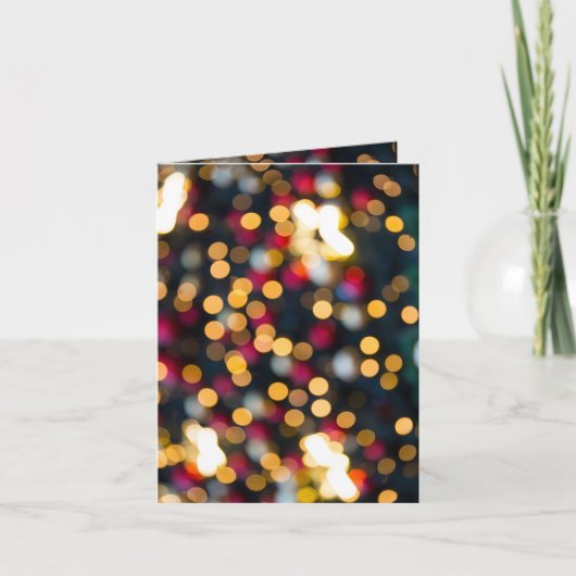 Nachtlichten Feestdagen Kaart (Voorkant)