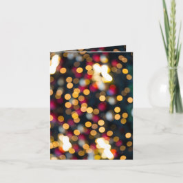Nachtlichten Feestdagen Kaart