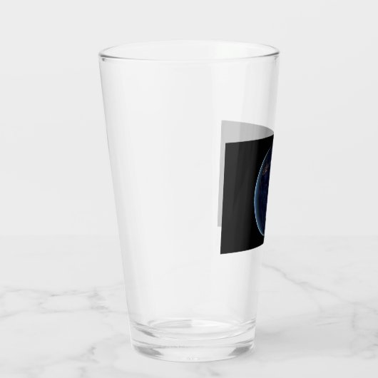 Nachtlichten op de planeet aarde (Western Hemisphe Glas (Rechts)