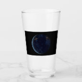 Nachtlichten op de planeet aarde (Western Hemisphe Glas (Voorkant)