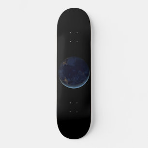 Nachtlichten op de planeet aarde (Western Hemisphe Persoonlijk Skateboard