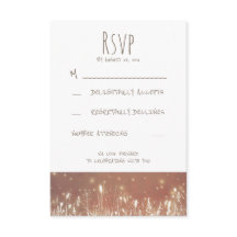 Nachtlichtjes Vuurvliegjes Rustieke Trouw-RSVP
