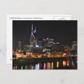 Nachtlichtreflecties Nashville, Tn - Briefkaart (Voorkant / Achterkant)