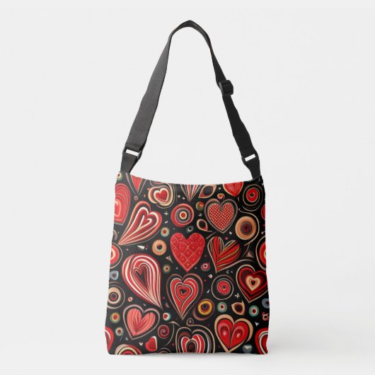 Nachtliefde Crossbody Tas (Voorkant)