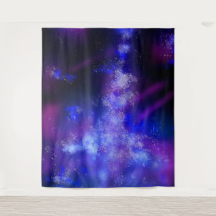 Nachtlucht blauw Sapphire Wandkleed