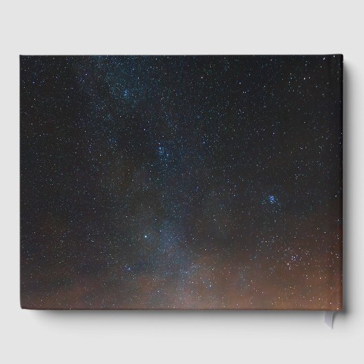 Nachtlucht bruiloft onder de sterren gastenboek (Achterkant)