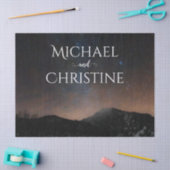 Nachtlucht bruiloft onder de sterren tissuepapier (Craft)