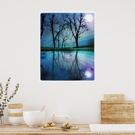 Nachtlucht, poster (Keuken)