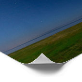 Nachtlucht, St. Ignace, Michigan Poster (Hoek)