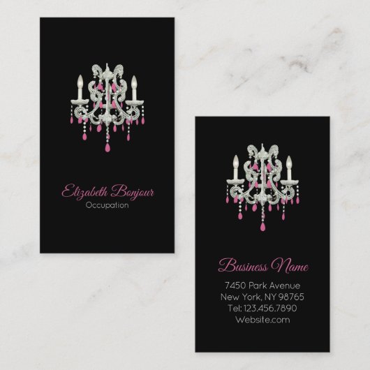 Nachtluchters PAPER/SIZE/VORM-OPTIES - Visitekaartje (Voorkant / Achterkant)