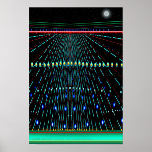"NACHTLUCHTHAVEN" door: Robert Singletary Poster