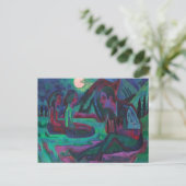 Nachtmaan | Ernst Ludwig Kirchner Briefkaart (Staand voorkant)