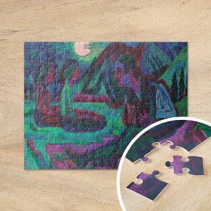 Nachtmaan   Ernst Ludwig Kirchner Legpuzzel