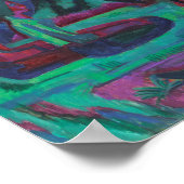 Nachtmaan | Ernst Ludwig Kirchner Poster (Hoek)