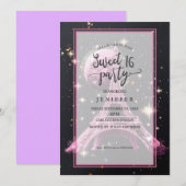 Nachtmaan van de Eiffeltoren Kaart (Voorkant / Achterkant)