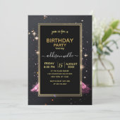 Nachtmaan van de Eiffeltoren Kaart (Staand voorkant)