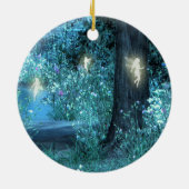 Nachtmagische sprookinstallatie keramisch ornament (Achterkant)