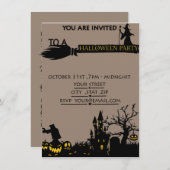 Nachtmerking voor kerstfeest op feestkaartje (Voorkant / Achterkant)