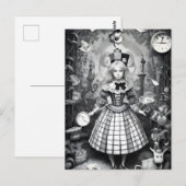 Nachtmerrie bij het Briefkaart van de Tea Party (Voorkant / Achterkant)