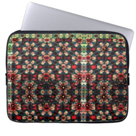 Nachtmerrie Bloemen Laptop Sleeve