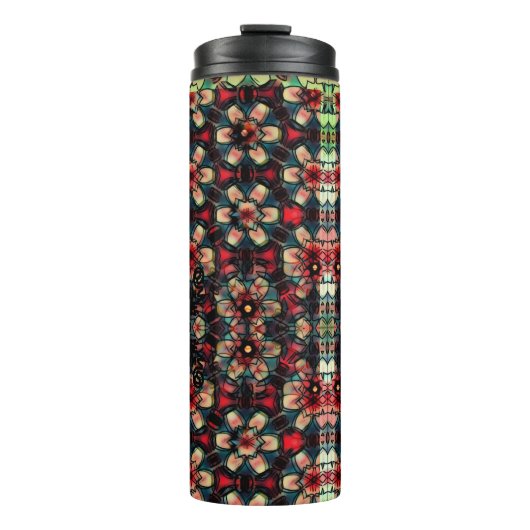 Nachtmerrie Bloemen Thermosbeker (Voorkant)