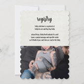 Nachtmerrie Carriage Baby shower Kaart (Achterkant)