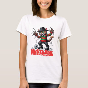 Nachtmerrie in het huis t-shirt