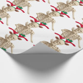 nachtmerrie kerstmis cadeaupapier (Hoek)